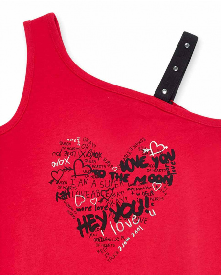 Robe fille en maille rouge Collection Ultimate City Chic Robe fille en maille rouge Collection Ultimate City Chic