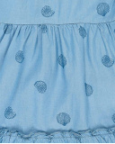 Robe fille en maille bleu indigo Collection Island Life