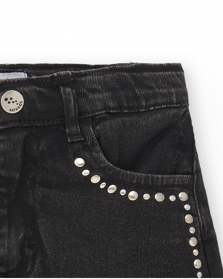 Jupe en jean noire fille Collection Ultimate City Chic
