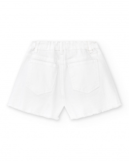 Short en jean blanc fille Collection Ultimate City Chic