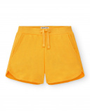 Short en maille jaune fille Collection Basics Girl Short en maille jaune fille Collection Basics Girl