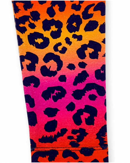 Legging tricoté fuchsia fille Collection Sunday Brunch