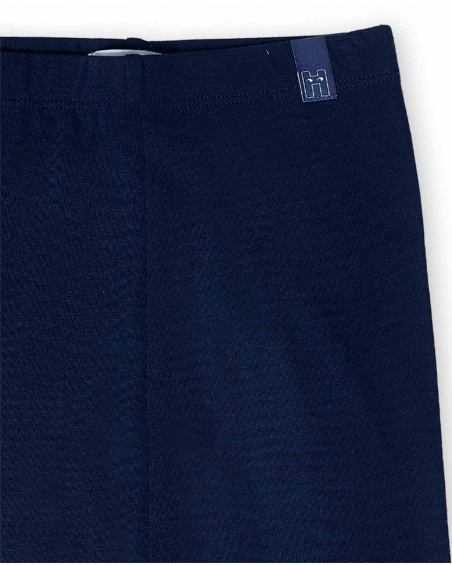Legging maille marine fille Collection Basics Girl Legging maille marine fille Collection Basics Girl