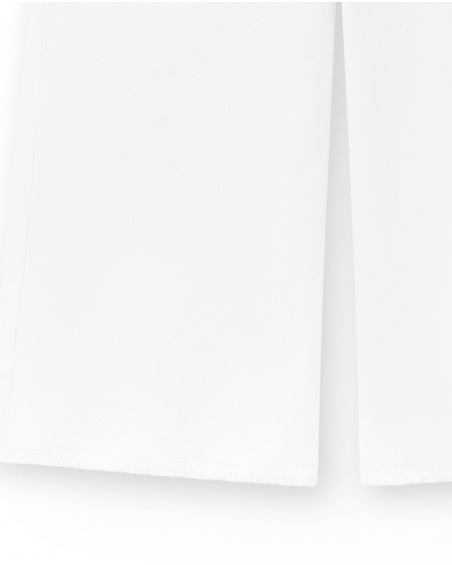 Pantalon en jean blanc fille Collection Ultimate City Chic