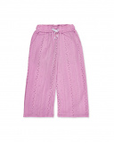 Pantalon en maille rose fille Collection Carnet De Voyage
