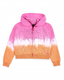 Sweat fille en maille rose orange Collection Sunday Brunch