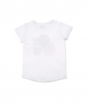 T-shirt fille en maille blanc Collection Sunday Brunch T-shirt fille en maille blanc Collection Sunday Brunch