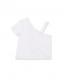 Top en maille blanc fille Collection California Chill