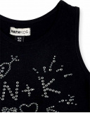 Débardeur fille en maille noir Collection Ultimate City Chic