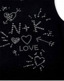 Débardeur fille en maille noir Collection Ultimate City Chic