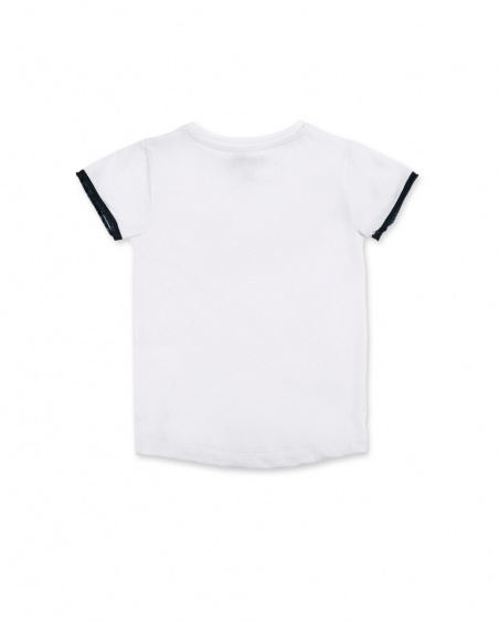 T-shirt fille en maille blanc Collection Ultimate City Chic
