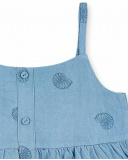 Top maille fille bleu indigo Collection Island Life Top maille fille bleu indigo Collection Island Life