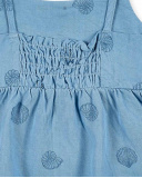 Top maille fille bleu indigo Collection Island Life Top maille fille bleu indigo Collection Island Life