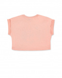 T-shirt fille en maille rose Collection Island Life T-shirt fille en maille rose Collection Island Life