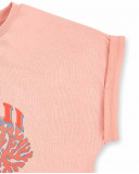 T-shirt fille en maille rose Collection Island Life T-shirt fille en maille rose Collection Island Life