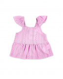 Top en maille rose fille Collection Carnet De Voyage Top en maille rose fille Collection Carnet De Voyage