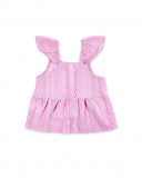 Top en maille rose fille Collection Carnet De Voyage Top en maille rose fille Collection Carnet De Voyage