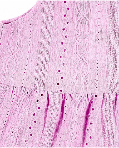 Top en maille rose fille Collection Carnet De Voyage