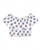 Top en maille blanc fille Collection Summer Vibes Top en maille blanc fille Collection Summer Vibes