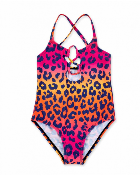 Maillot de bain fille orange fuchsia Collection Sunday Brunch Maillot de bain fille orange fuchsia Collection Sunday Brunch