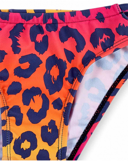Bikini fille orange fuchsia Collection Sunday Brunch