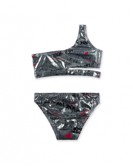 Bikini argenté fille Collection Ultimate City Chic