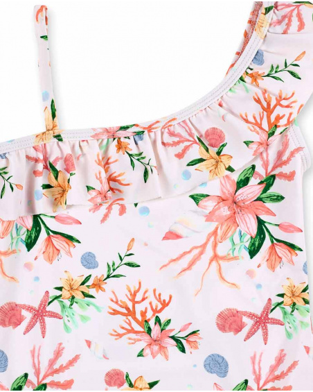 Maillot de bain fille beige Collection Island Life