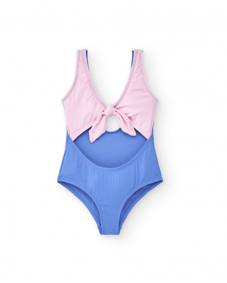 Maillot de bain fille rose bleu Collection Carnet De Voyage Maillot de bain fille rose bleu Collection Carnet De Voyage