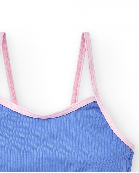 Bikini fille bleu rose Collection Carnet De Voyage