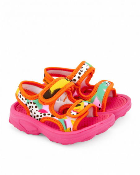 Baskets lycra orange pour femme Banana Records Baskets lycra orange pour femme Banana Records