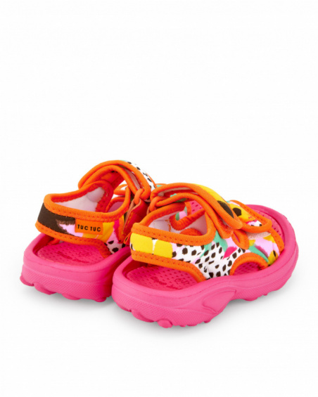 Baskets lycra orange pour femme Banana Records Baskets lycra orange pour femme Banana Records