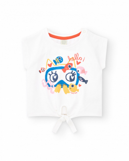 T-shirt manches courtes fille bad white collection Salty Air T-shirt manches courtes fille bad white collection Salty Air