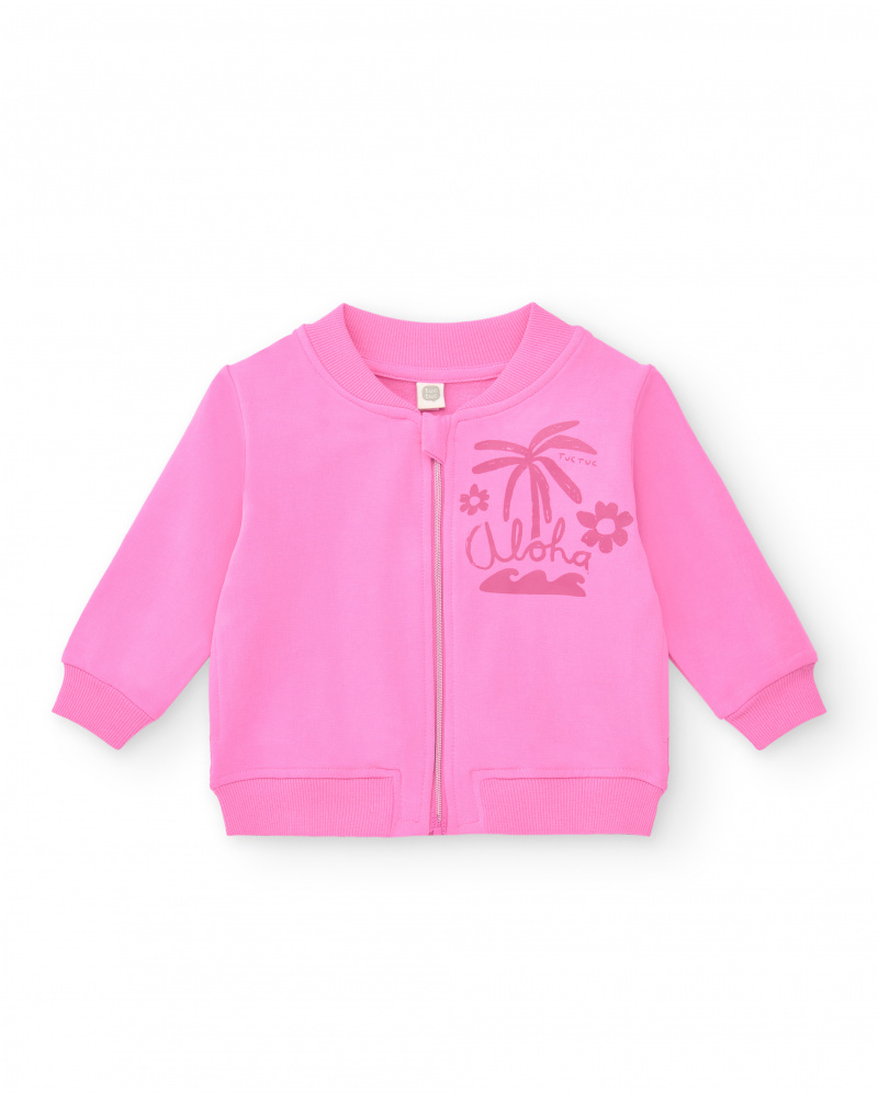 Sweat peluche confectionné pour les filles de la collection