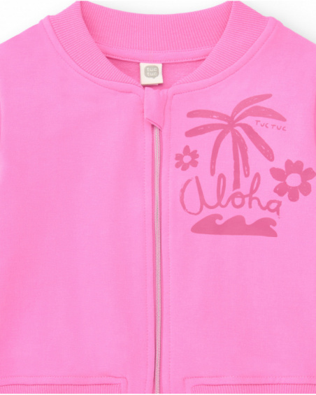 Sweat peluche confectionné pour les filles de la collection Sweat peluche confectionné pour les filles de la collection