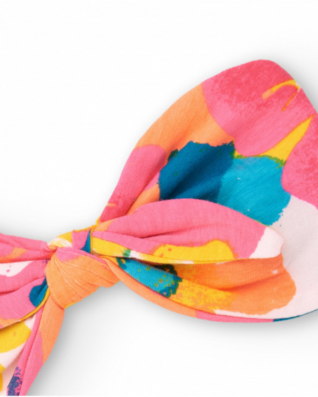 Diadema punto para niña en estampàdp floral colección Laguna Diadema punto para niña en estampàdp floral colección Laguna