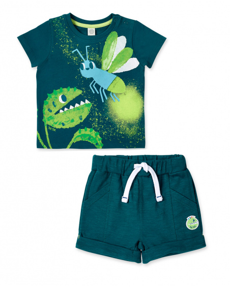 Conjunto punto verde niño Tropadelic Conjunto punto verde niño Tropadelic