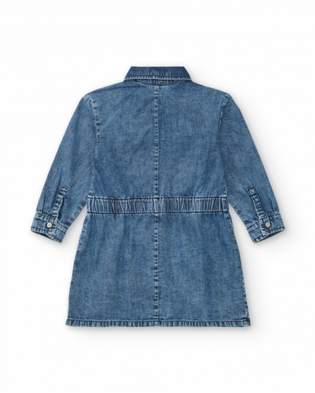Robe en jean fille imprimé graffitis collection Crazy Feelings