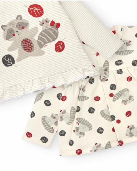 Ensemble fille imprimé raton laveur collection Sweet Racoon
