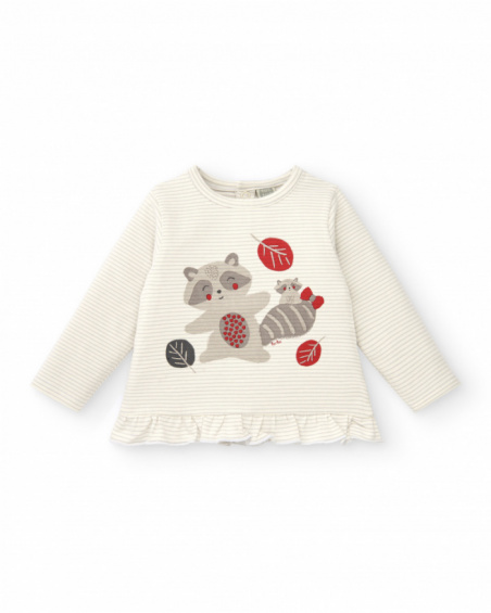 Ensemble fille imprimé raton laveur collection Sweet Racoon