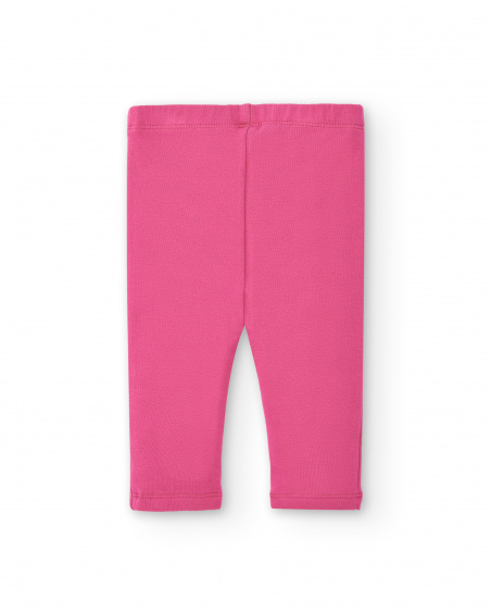 Ensemble fille rose et blanc imprimé lapin collection Glitter