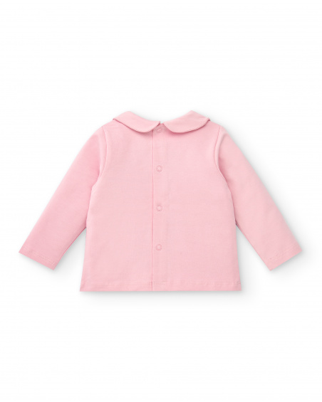 Ensemble fille rose avec jupe en tulle collection Glitter Tales
