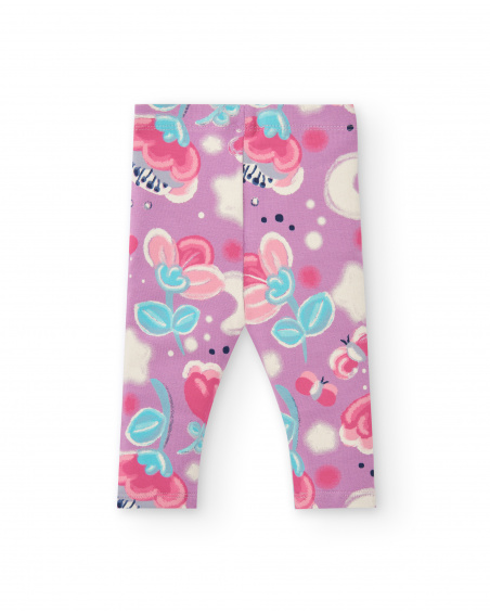 Tenue fille fuchsia avec détails brillants collection Glitter