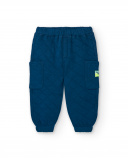 Pantalon matelassé bleu marine pour garçon de la collection Pantalon matelassé bleu marine pour garçon de la collection