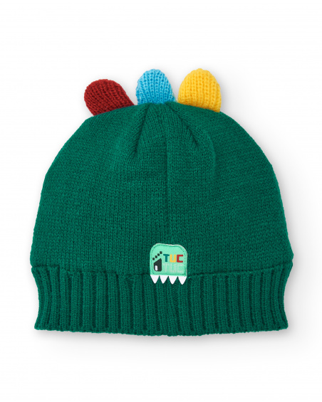Bonnet garçon motif dinosaure collection Cyber Dino