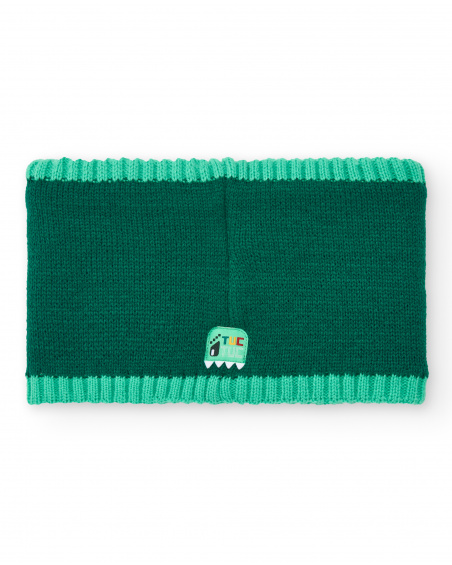 Bandana enfant avec inscription "Let's Play" collection Cyber Dino