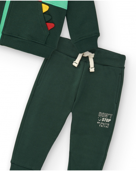 Ensemble sweat à capuche et pantalon de jogging dinosaure pour