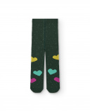 Pack de deux collants coeur fille collection Cyber Dino Pack de deux collants coeur fille collection Cyber Dino
