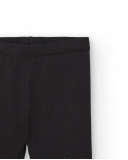 Legging tricoté fille noir avec imprimé étoiles collection Legging tricoté fille noir avec imprimé étoiles collection