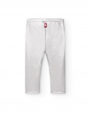 Legging fille en simili cuir gris avec détails étoiles Legging fille en simili cuir gris avec détails étoiles