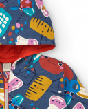 Sweat fille bleu imprimé amusant collection Big Brains Sweat fille bleu imprimé amusant collection Big Brains
